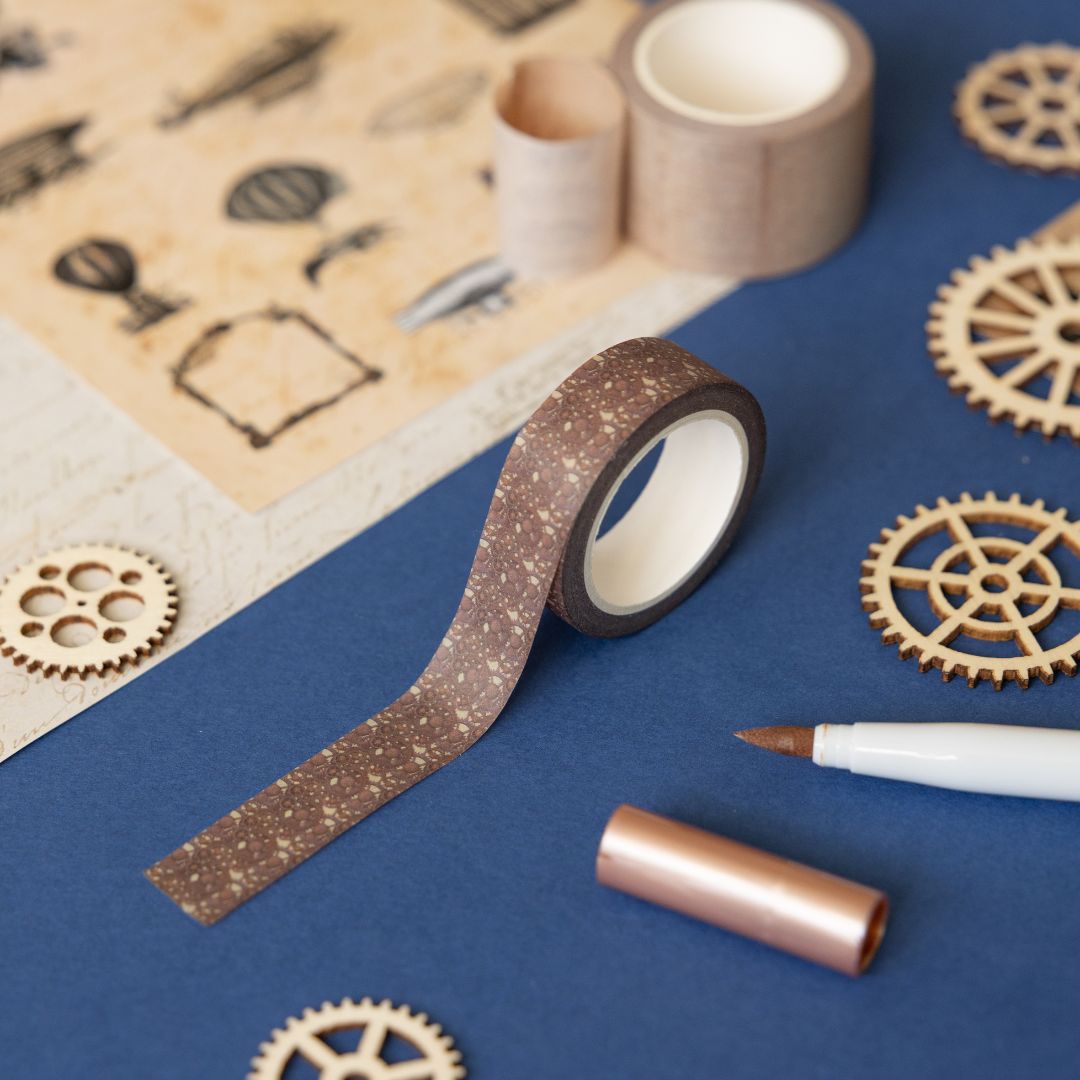 Steampunk Washi Tapes - 15mm - Under the Rowan Trees