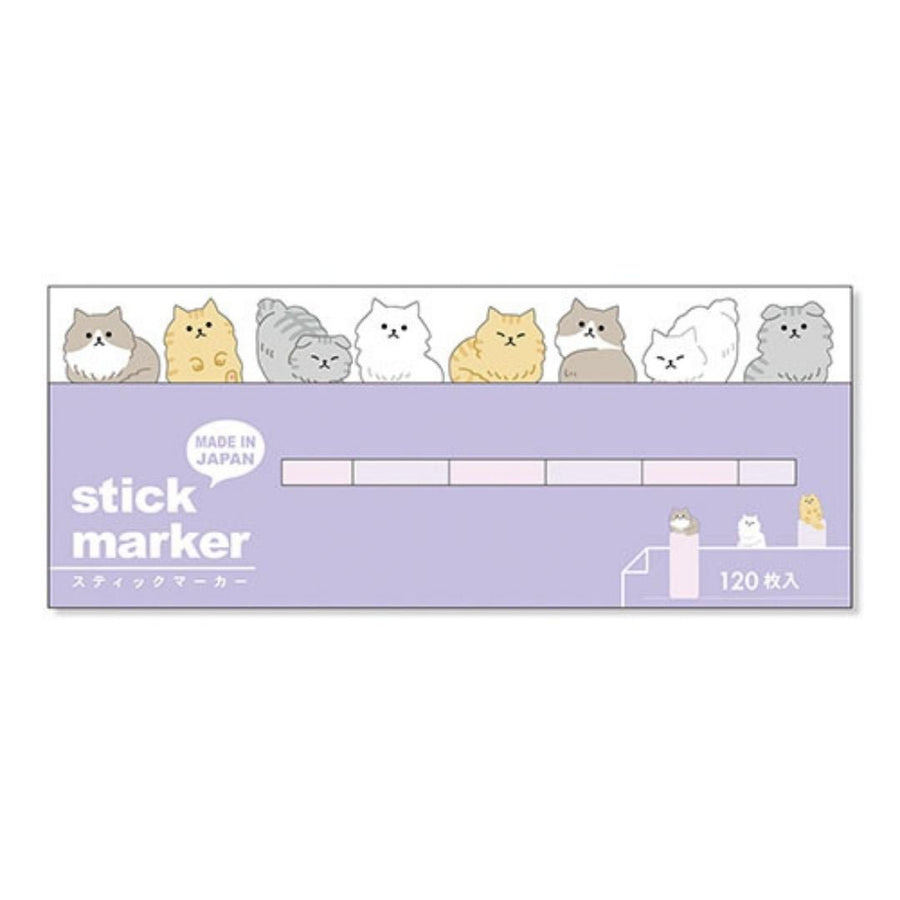 Stick Marker - Japanese Page Markers - Cat - Mind Wave