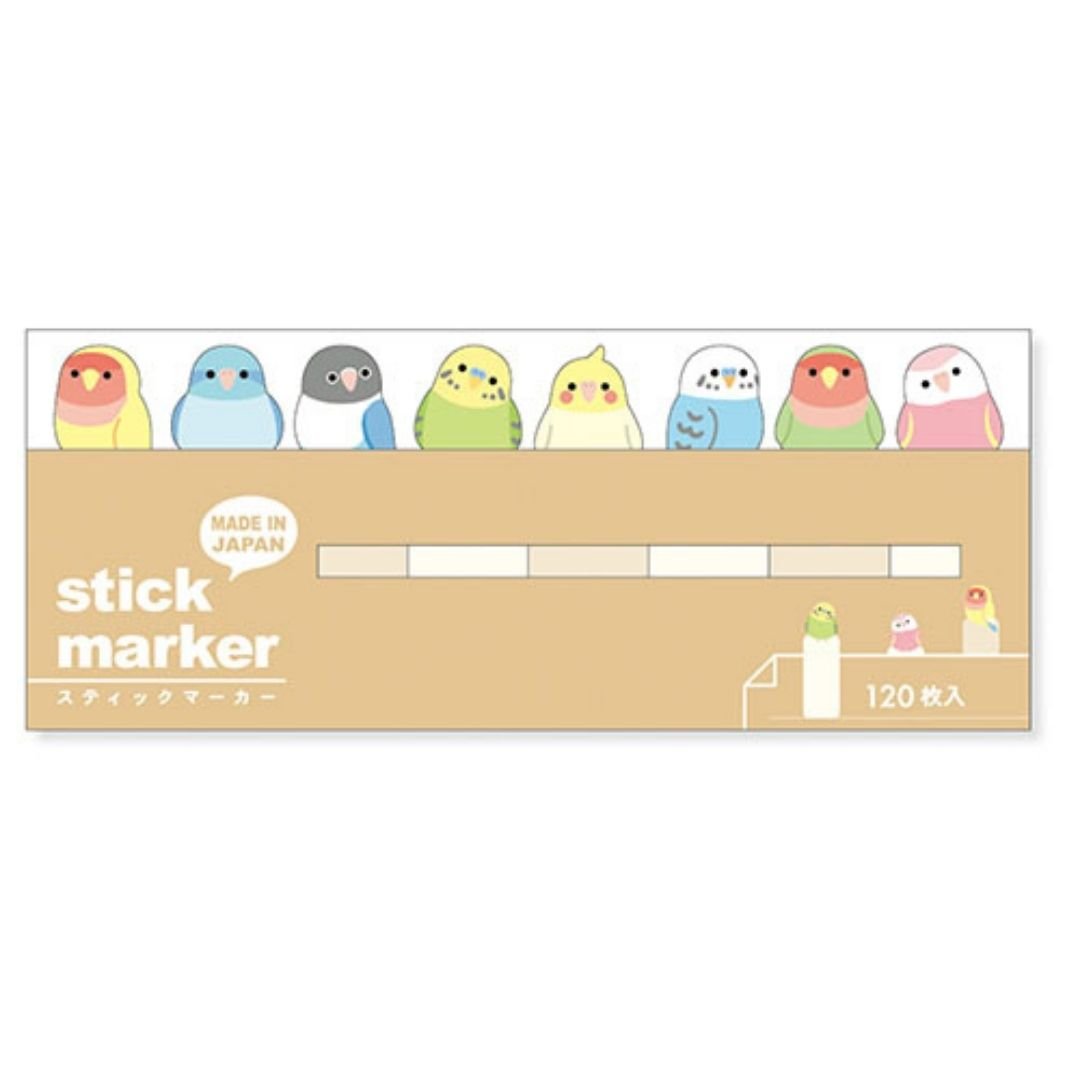 Stick Marker - Japanese Page Markers - Parakeet - Mind Wave