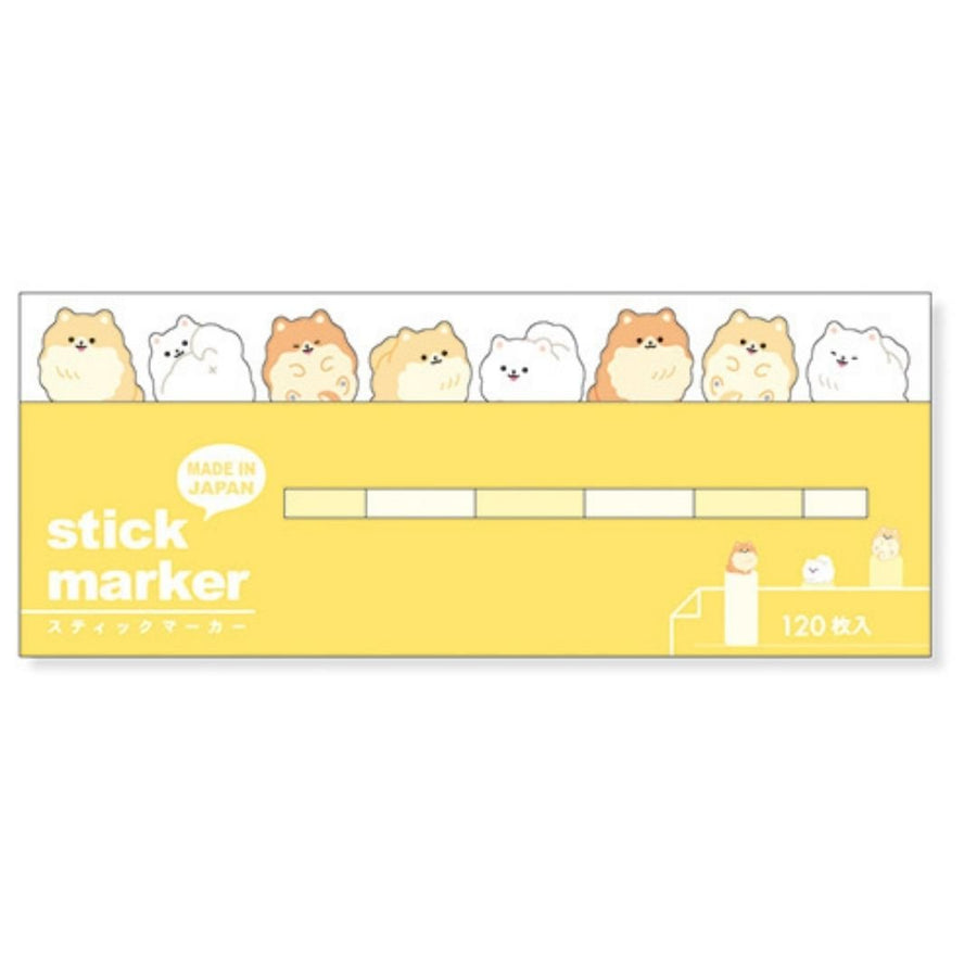 Stick Marker - Japanese Page Markers - Pomeranian - Mind Wave