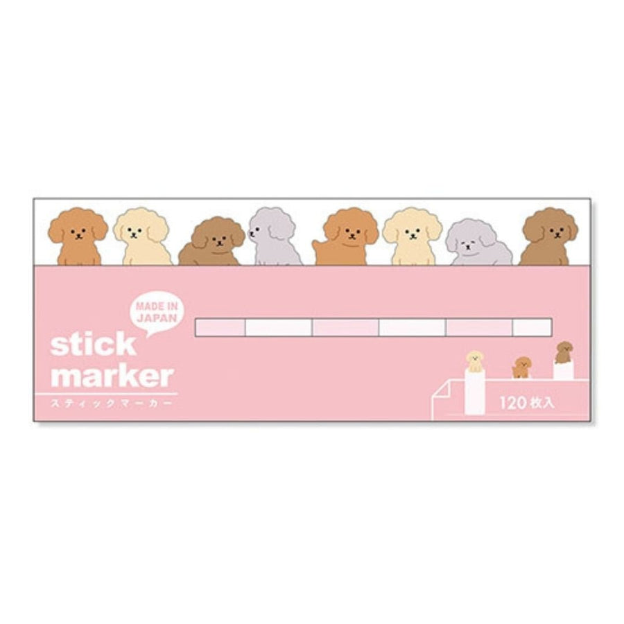 Stick Marker - Japanese Page Markers - Poodle - Mind Wave