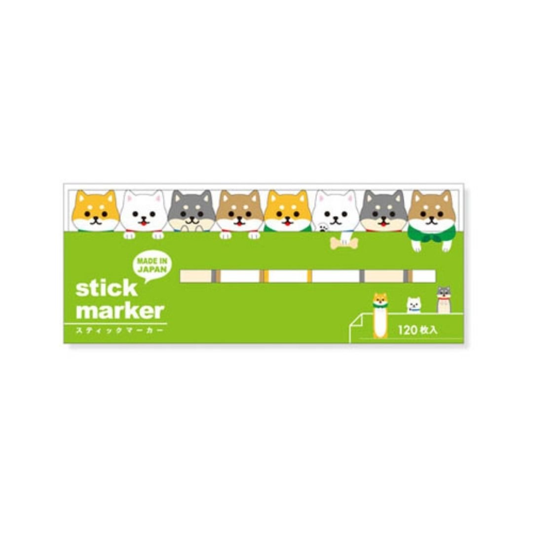 Stick Marker - Japanese Page Markers - Shiba Inu - Mind Wave
