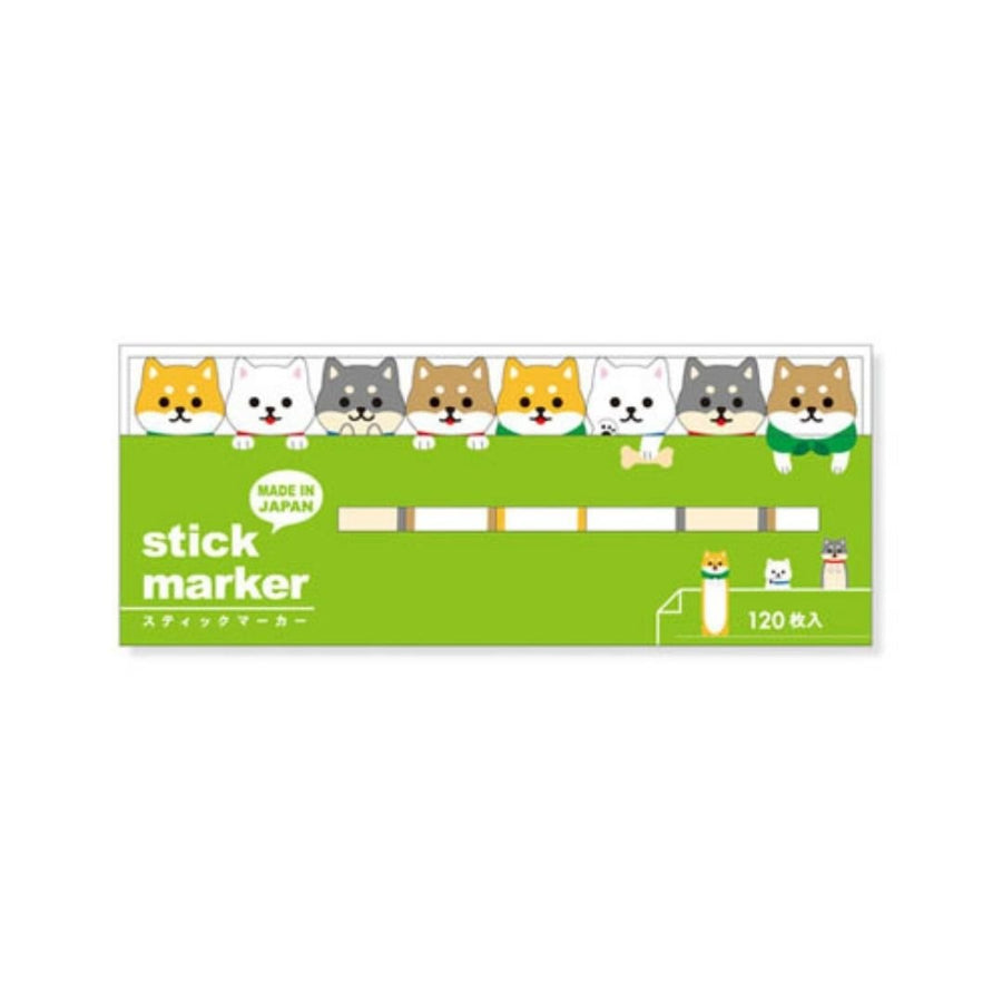 Stick Marker - Japanese Page Markers - Shiba Inu - Mind Wave