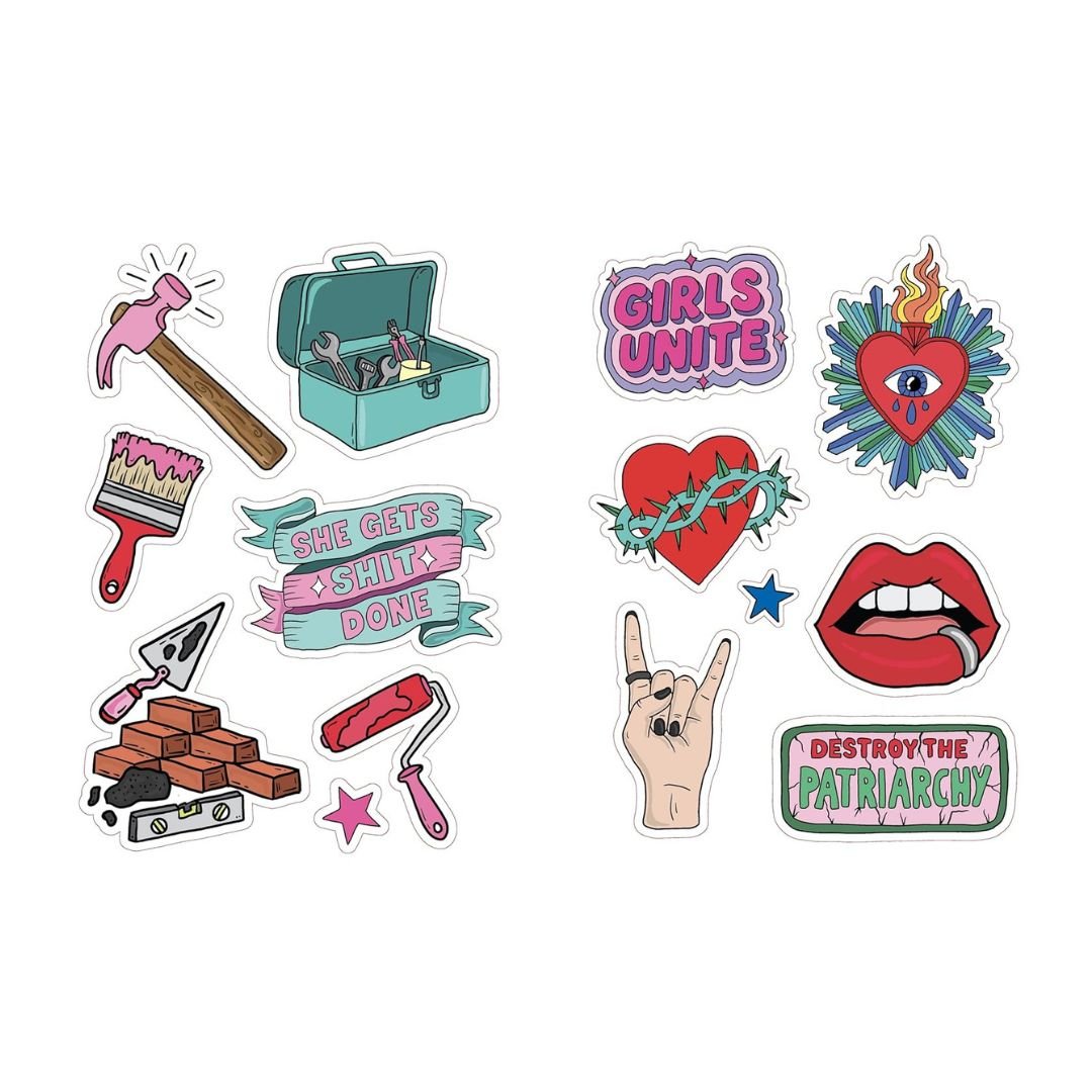 Stickers Against the Patriarchy - A Little Sticker Book - Skittledog
