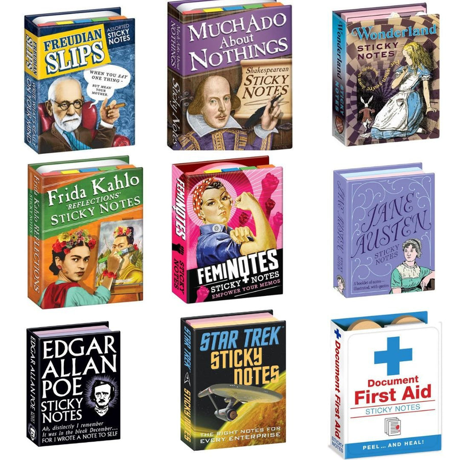 Sticky Notes Set-Sticky Notes-The Unemployed Philosophers Guild-Edgar Allan Poe