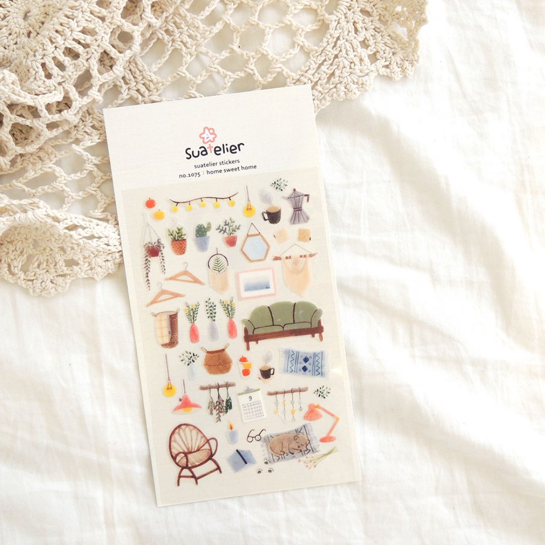 Suatelier Stickers Daily Deco 1075 Home Sweet Home - Suatelier