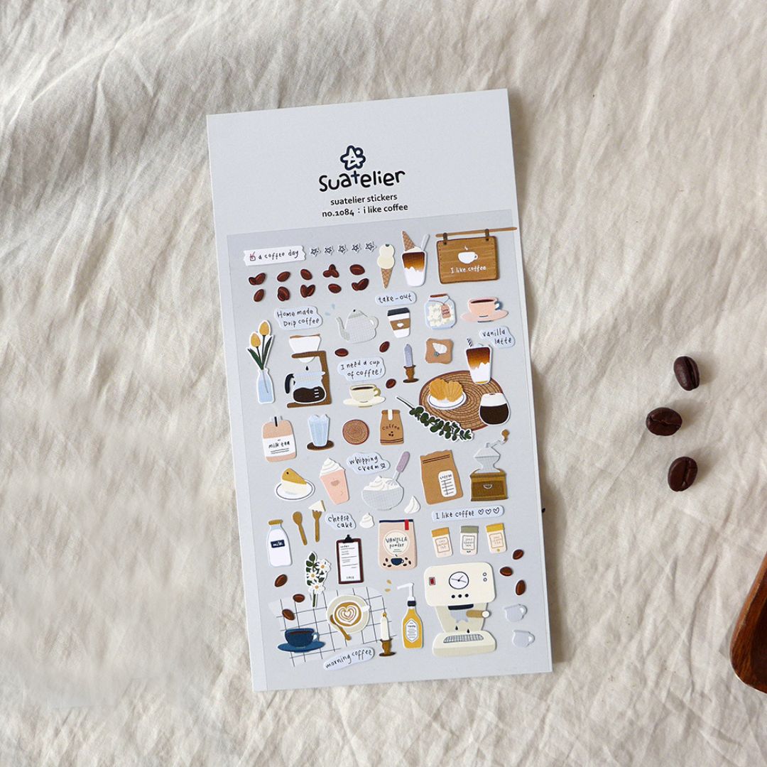 Suatelier Stickers Daily Deco 1084 I Like Coffee - Suatelier