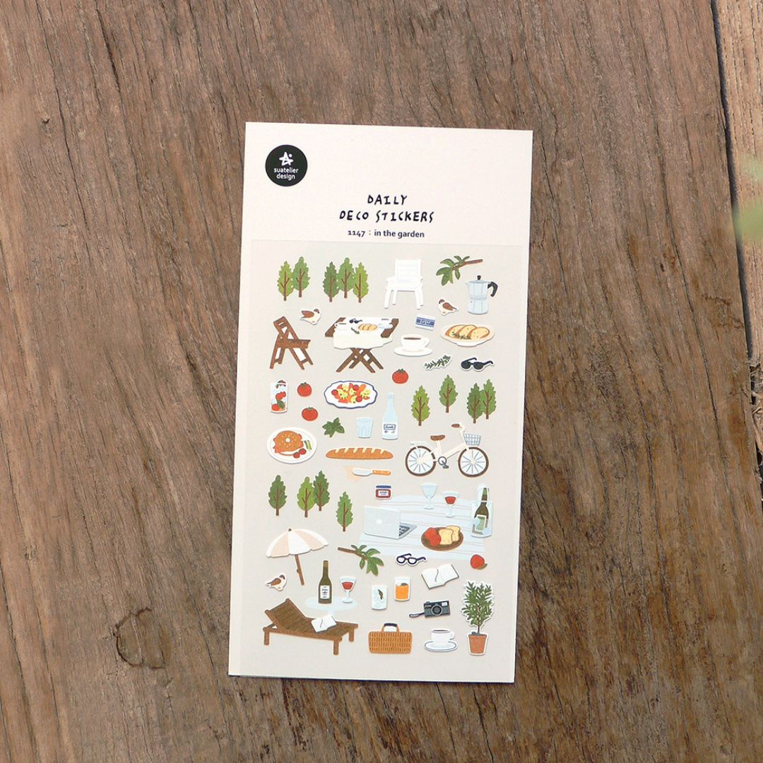 Suatelier Stickers Daily Deco 1147 In the Garden - Suatelier