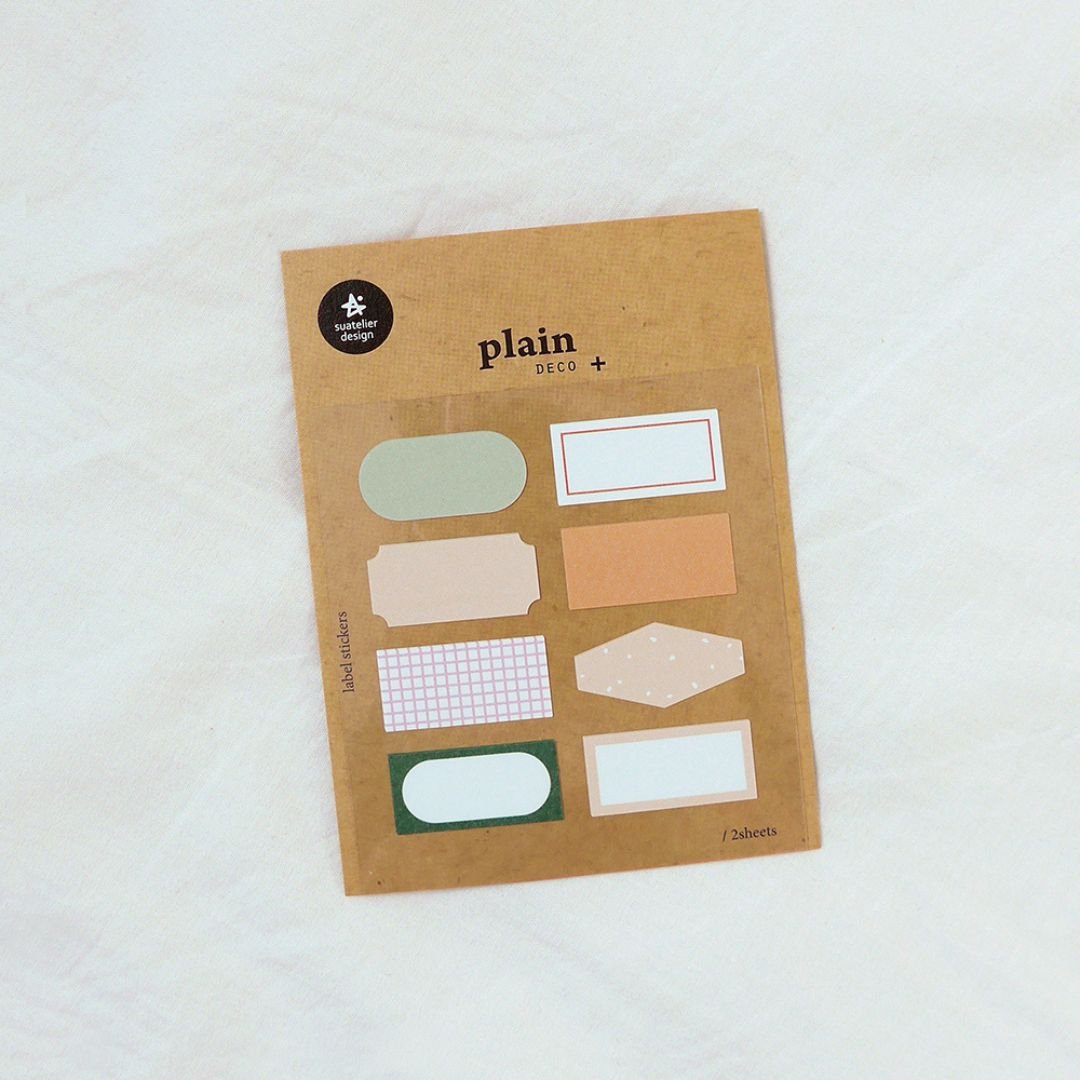 Cute Labels Suatelier Stickers - Plain - 59 - Suatelier