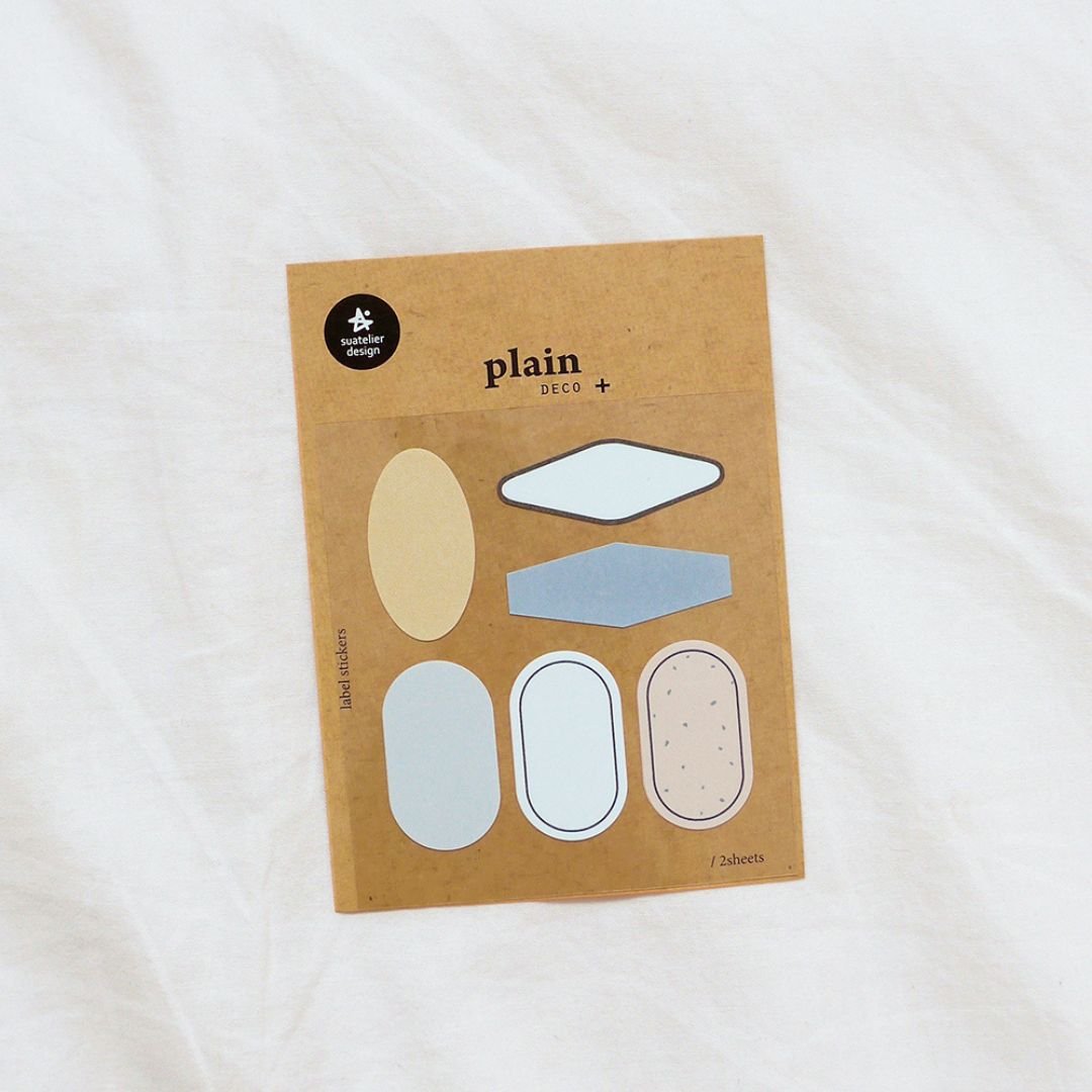 Cute Labels Suatelier Stickers - Plain - 60 - Suatelier