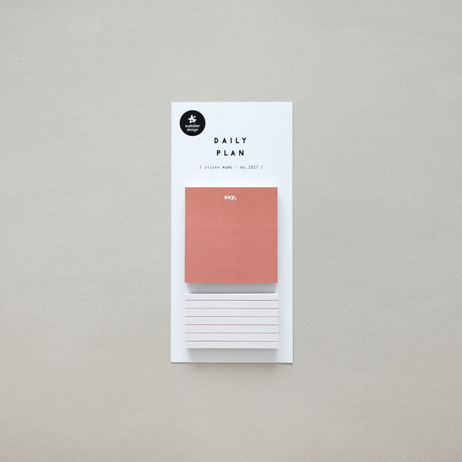 Suatelier Sticky Notes Daily Plan - 21 - Suatelier