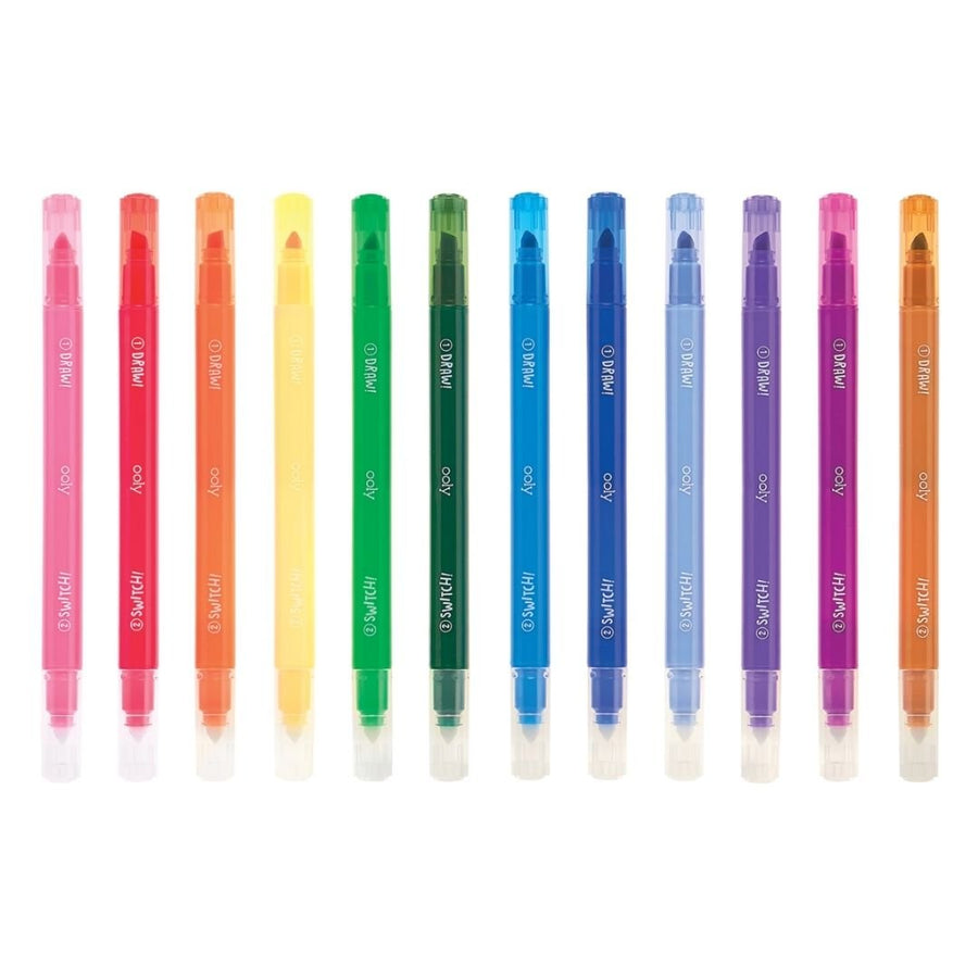 Switch - eroo! Colour - Changing Markers - Set of 12 - Ooly