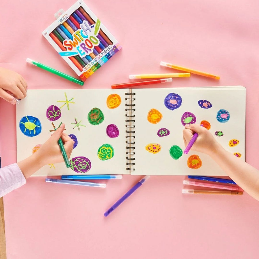 Switch - eroo! Colour - Changing Markers - Set of 12 - Ooly