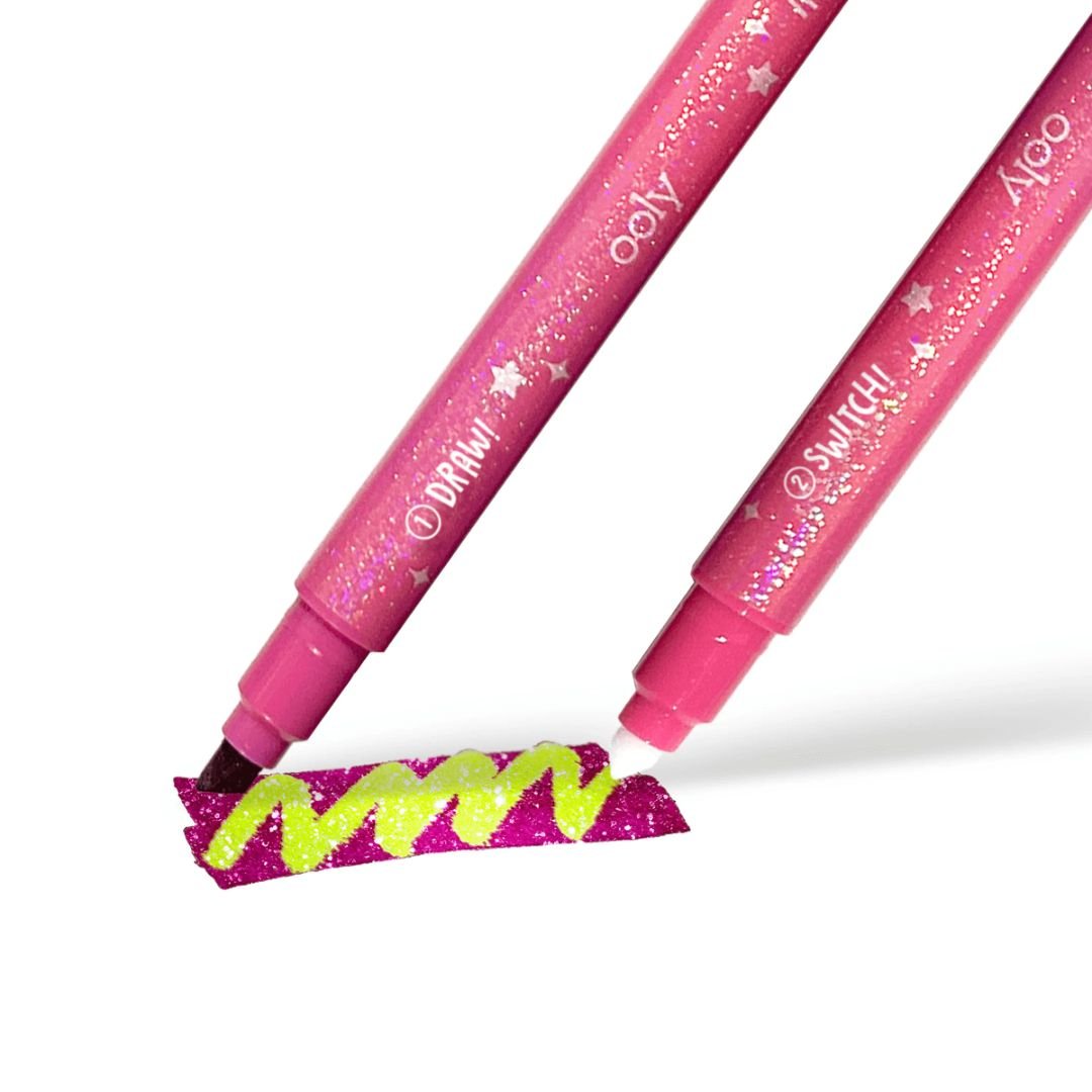 Switch - eroo! Sparkle Glittery Colour - Changing Markers - Set of 12 - Ooly