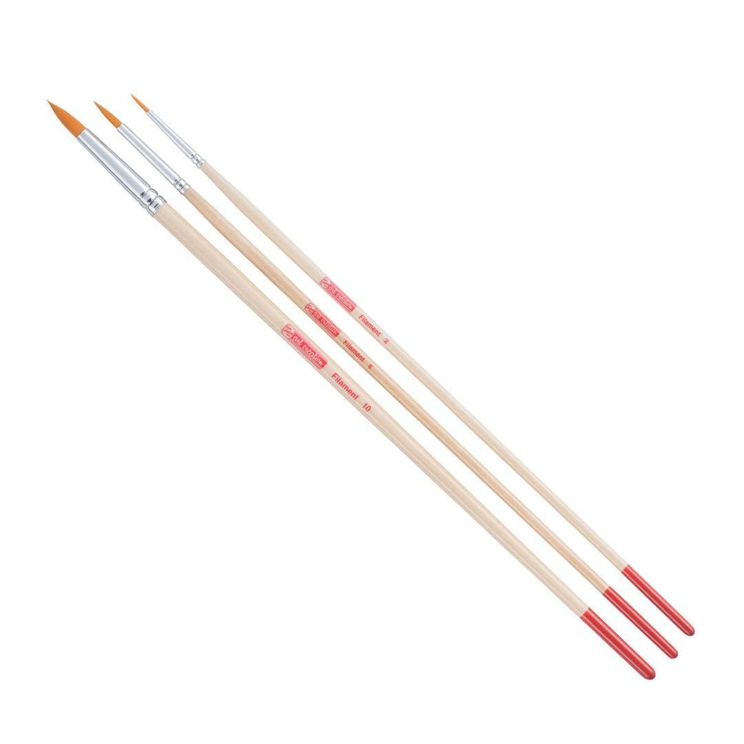 Talens Art Creation Oil & Acrylic Brush Set Polyester 3 Round Brushes - Royal Talens