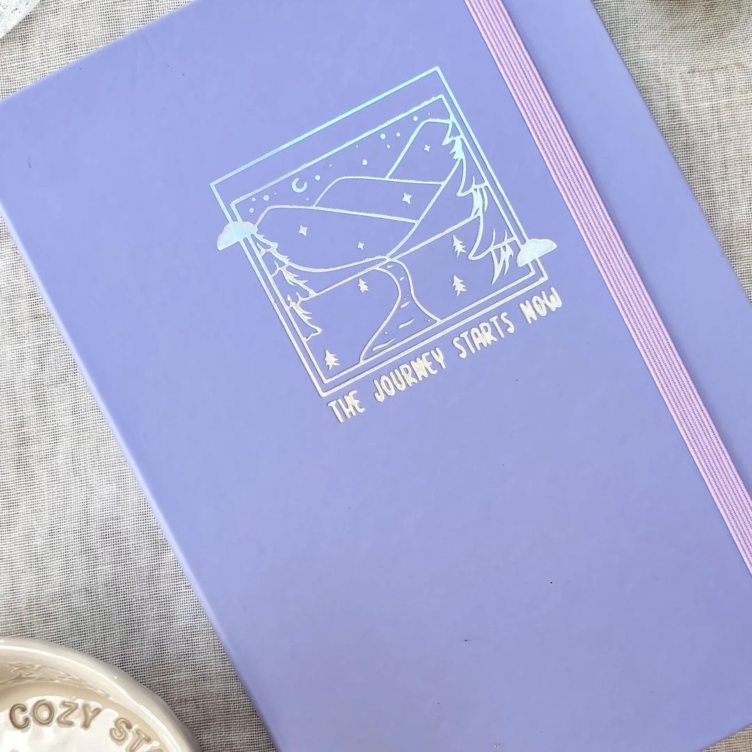 The Journey Starts Now 180gsm Dotted Journal - Rebel Jones