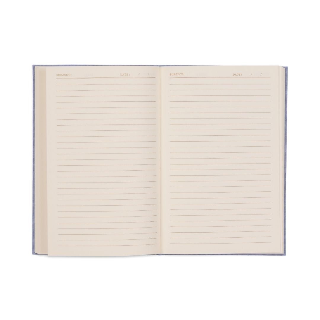Bookcloth Lined Journal-Notebooks-Designworks Collective-The Very Tired Woman