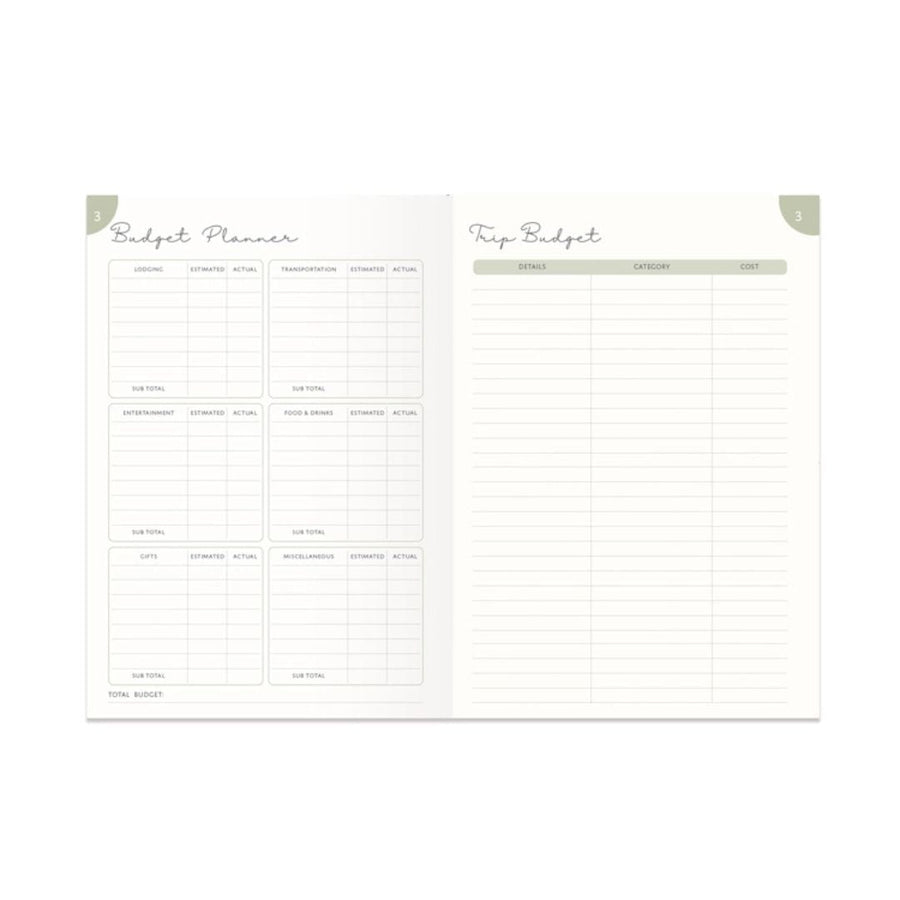 The World is Waiting Guided Travel Journal - Portico Designs
