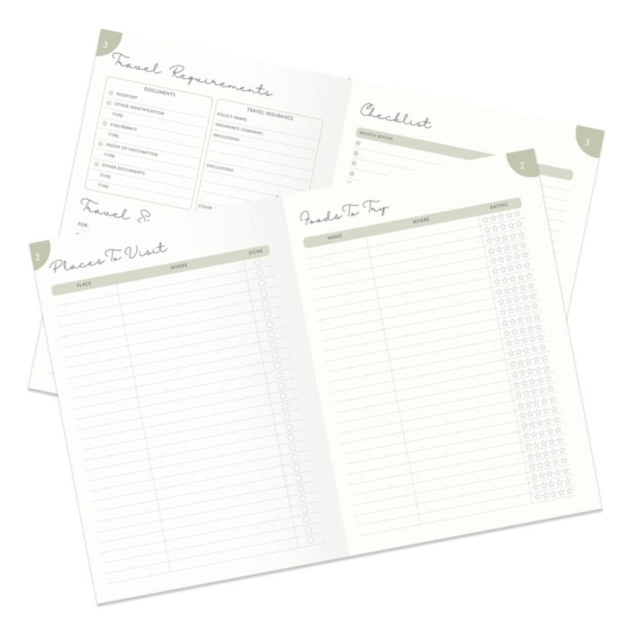 The World is Waiting Guided Travel Journal - Portico Designs