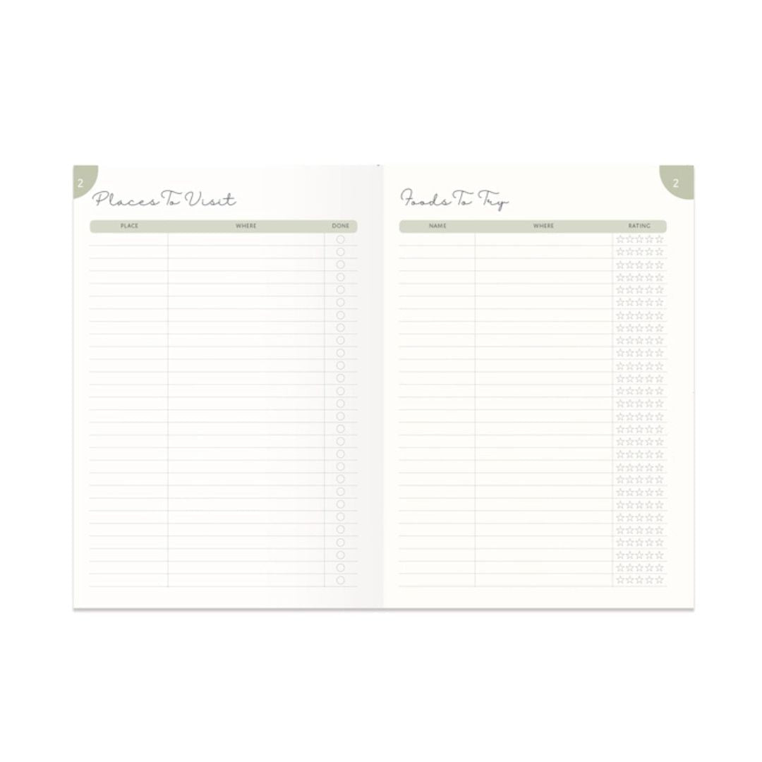 The World is Waiting Guided Travel Journal - Portico Designs