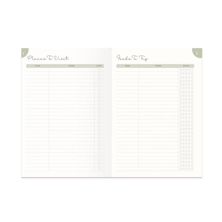 The World is Waiting Guided Travel Journal - Portico Designs