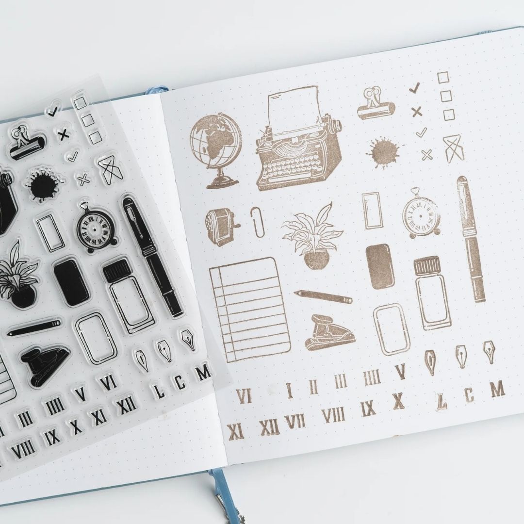 The Writer's Desk Acrylic Stamp Set - Archer & Olive