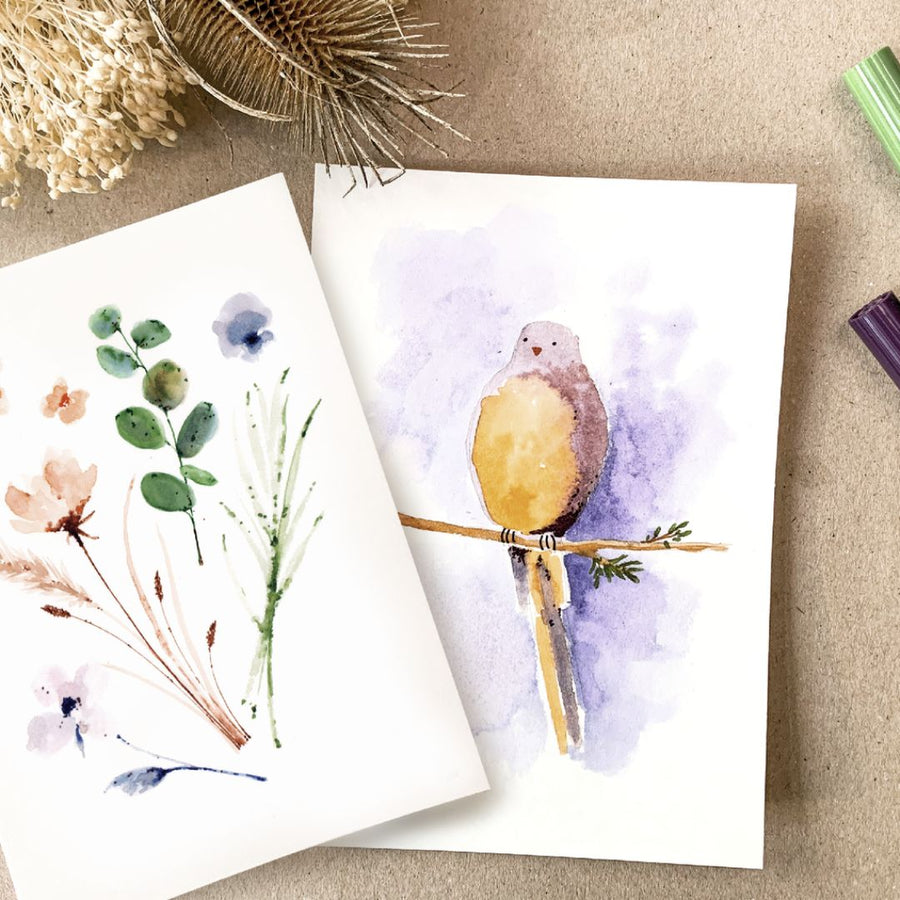 Tombow Watercolouring Set - Nature or Seaside - Nature - Tombow