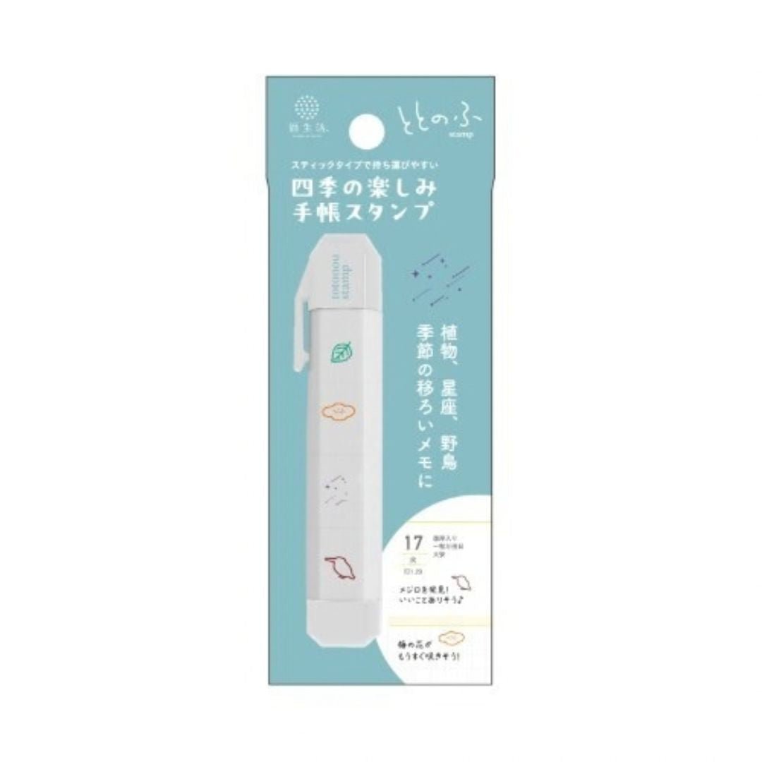 Totonofu Planner Stamps Shinnippon Calendar - Enjoying the Seasons - Shinnippon Calendar