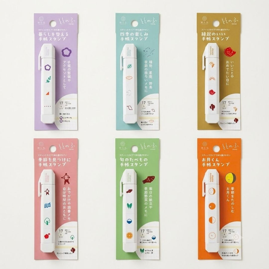 Totonofu Planner Stamps Shinnippon Calendar - Moon - Shinnippon Calendar