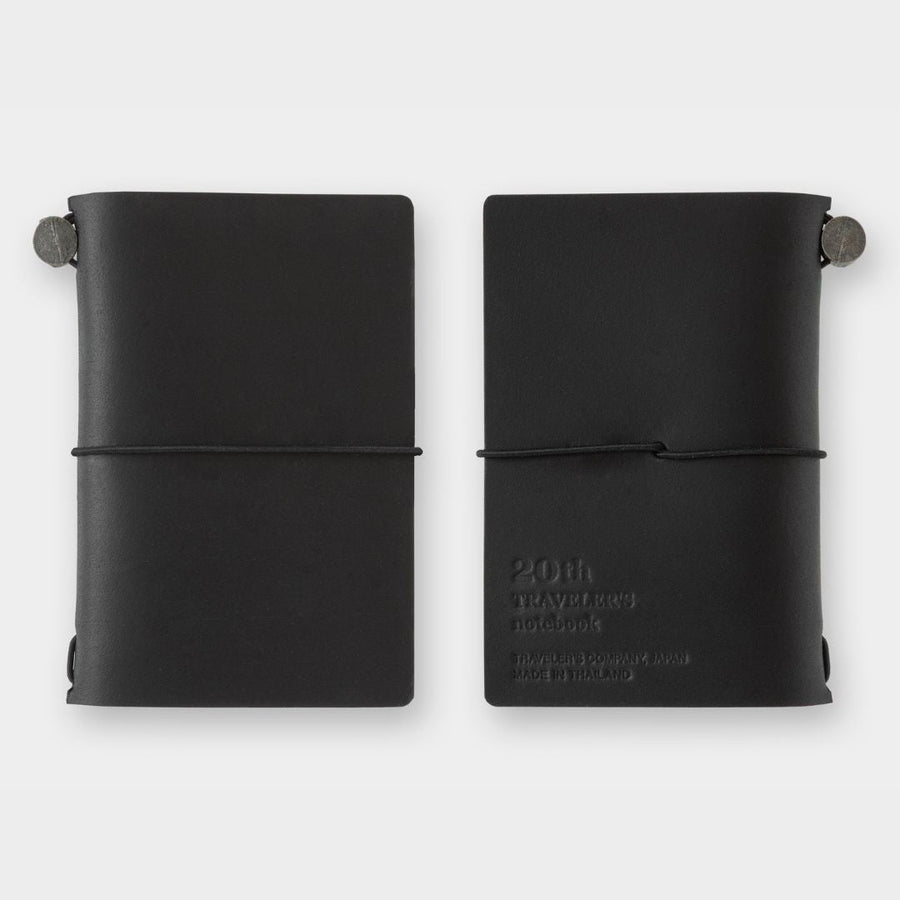 TRAVELER'S notebook 20th Anniversary Card Size Set Black - TRAVELER'S COMPANY