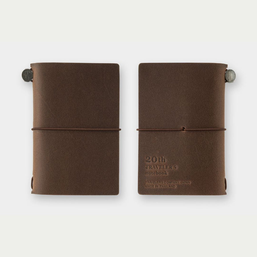 TRAVELER'S notebook 20th Anniversary Card Size Set Brown - TRAVELER'S COMPANY