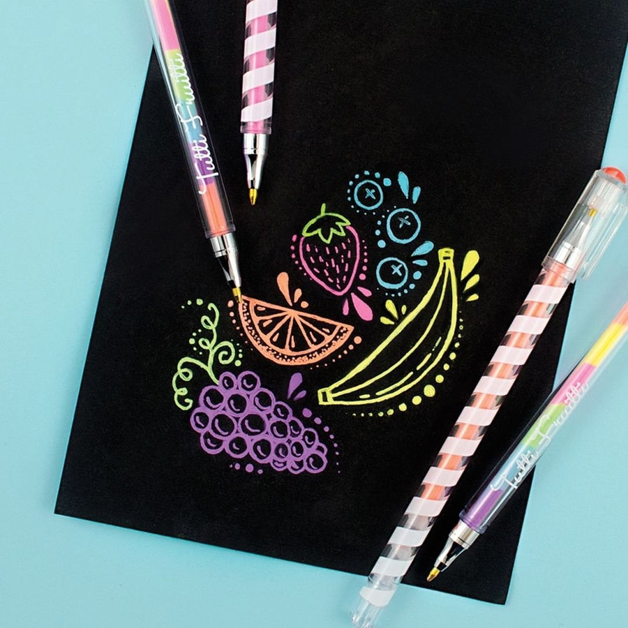 Tutti Fruitti Scented Coloured Gel Pens - Set of 6 - Ooly