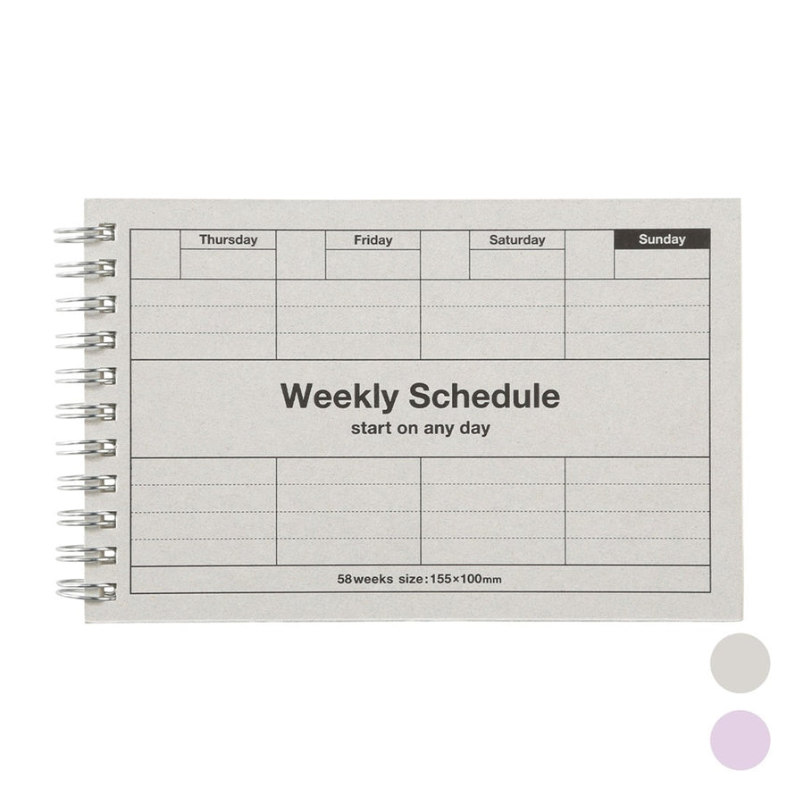 Undated Weekly Schedule - Mark's Tokyo - Black - Mark's Inc.
