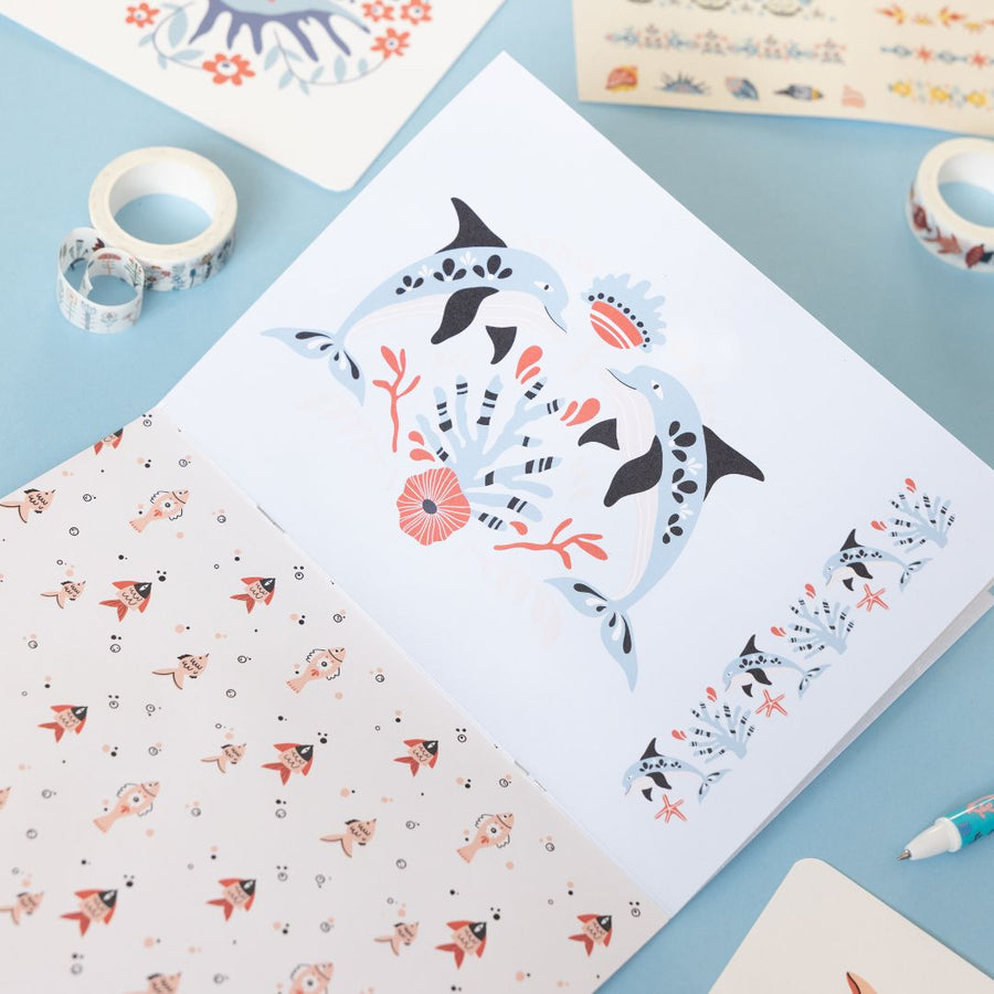 Underwater Folk Stationery Gift Box - Under the Rowan Trees