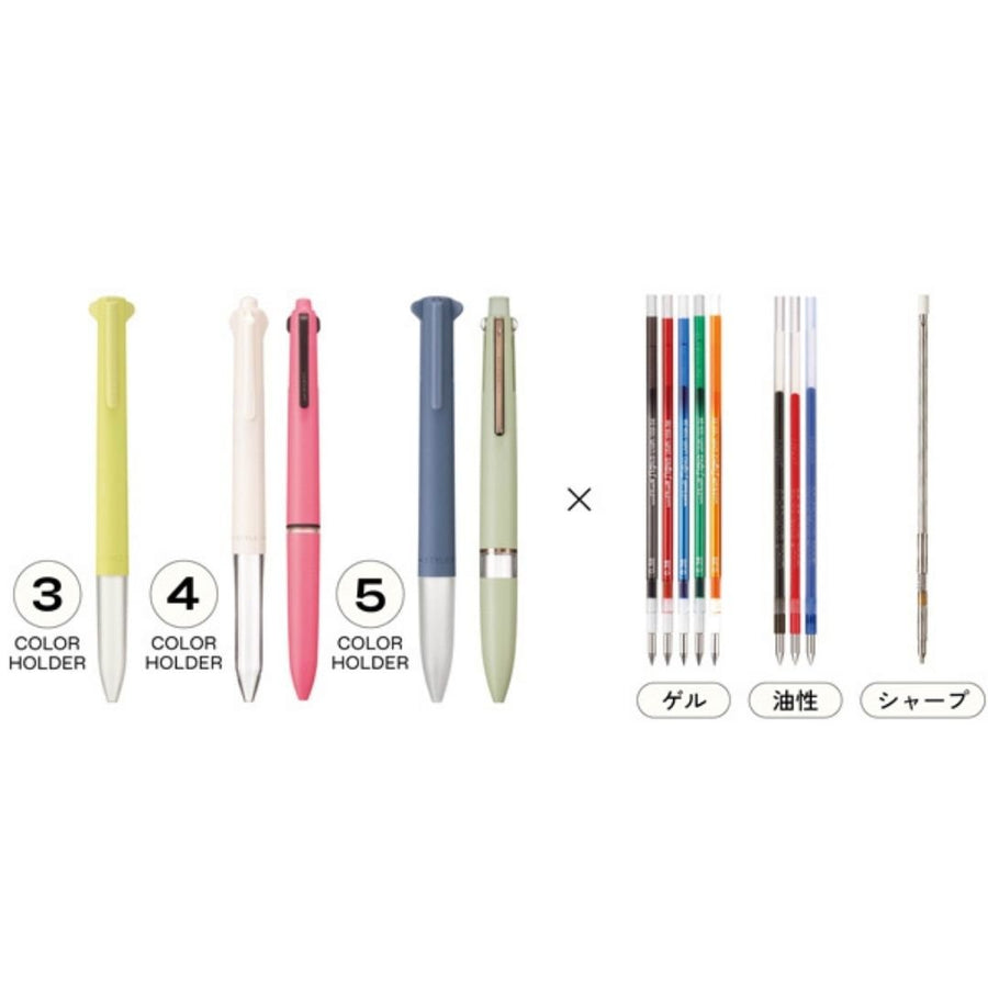 Uni-Ball Style Fit Meister 5-Colour Holder - Sea Fog - uni-ball Mitsubishi