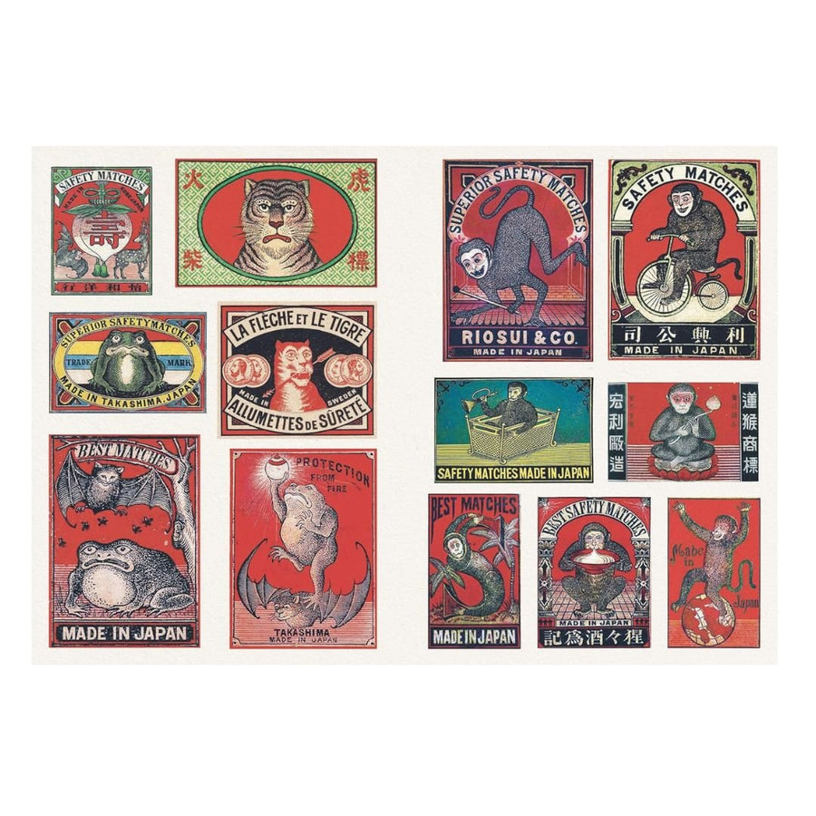 Vintage Matchboxes - A Little Sticker Book - Skittledog - Skittledog