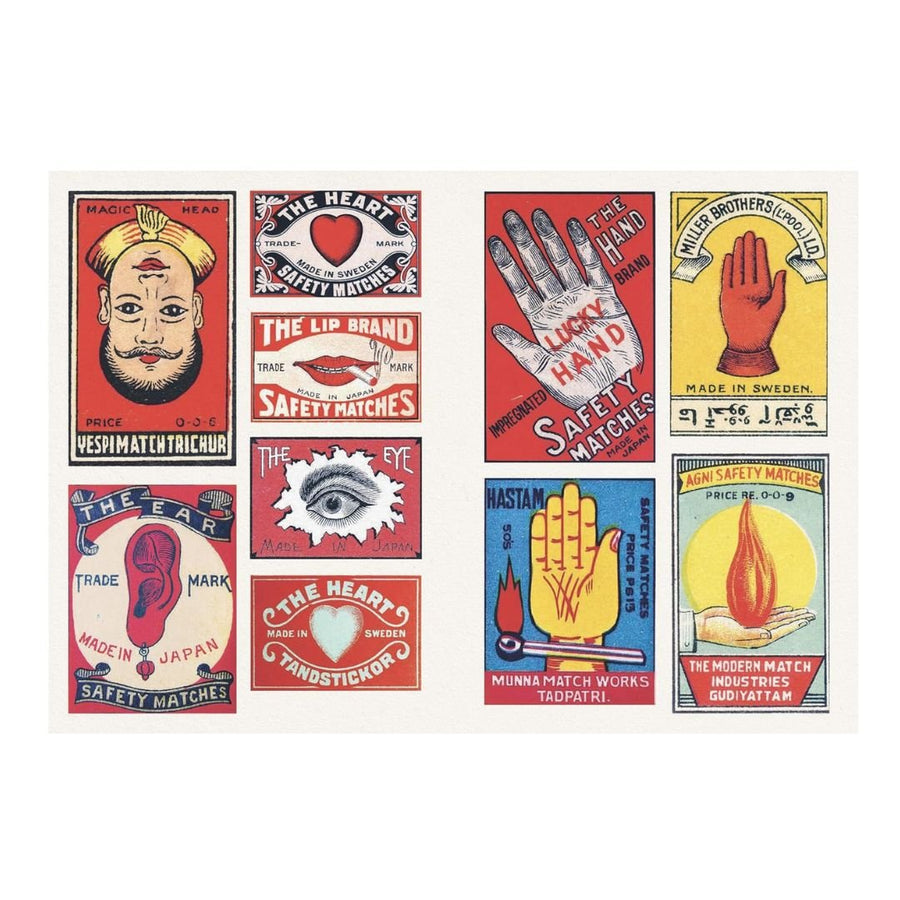 Vintage Matchboxes - A Little Sticker Book - Skittledog - Skittledog