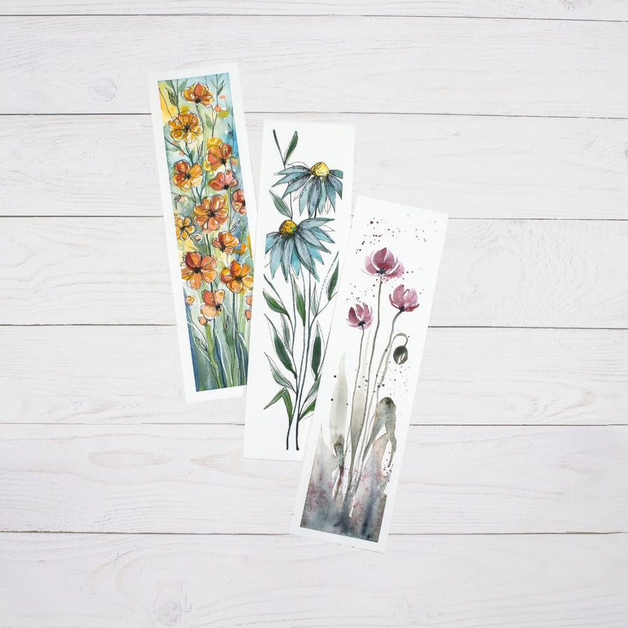 White Watercolour Paper Bookmark - Hahnemüehle