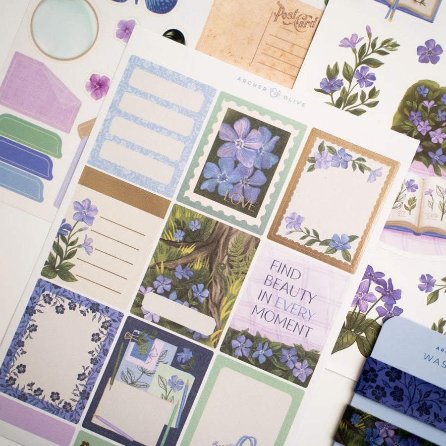 Wild Periwinkle Journal Kit Everyday Collection - Archer & Olive - Archer & Olive
