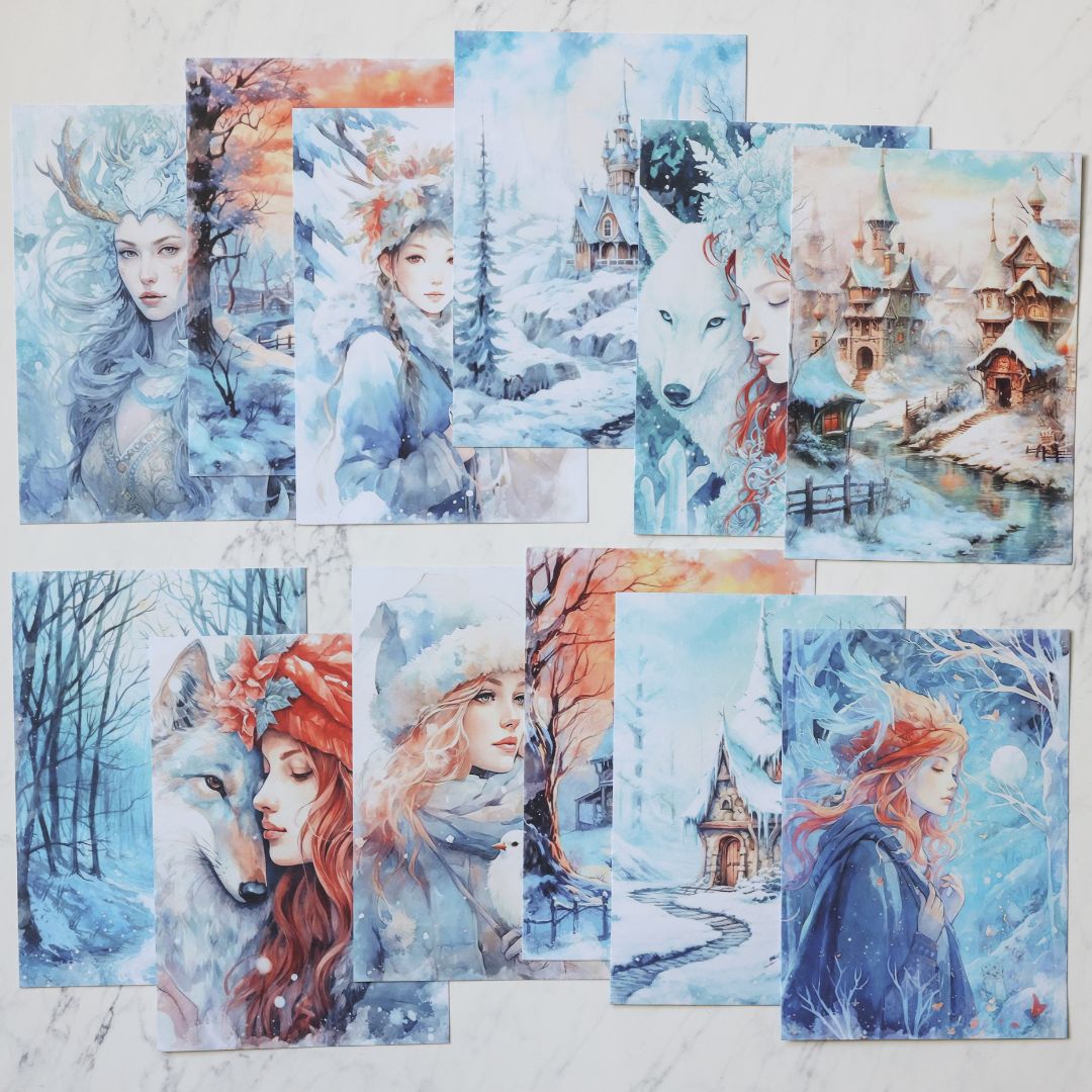 Winter Queen After Dark Stationery Box-Previous Boxes-Under the Rowan Trees-