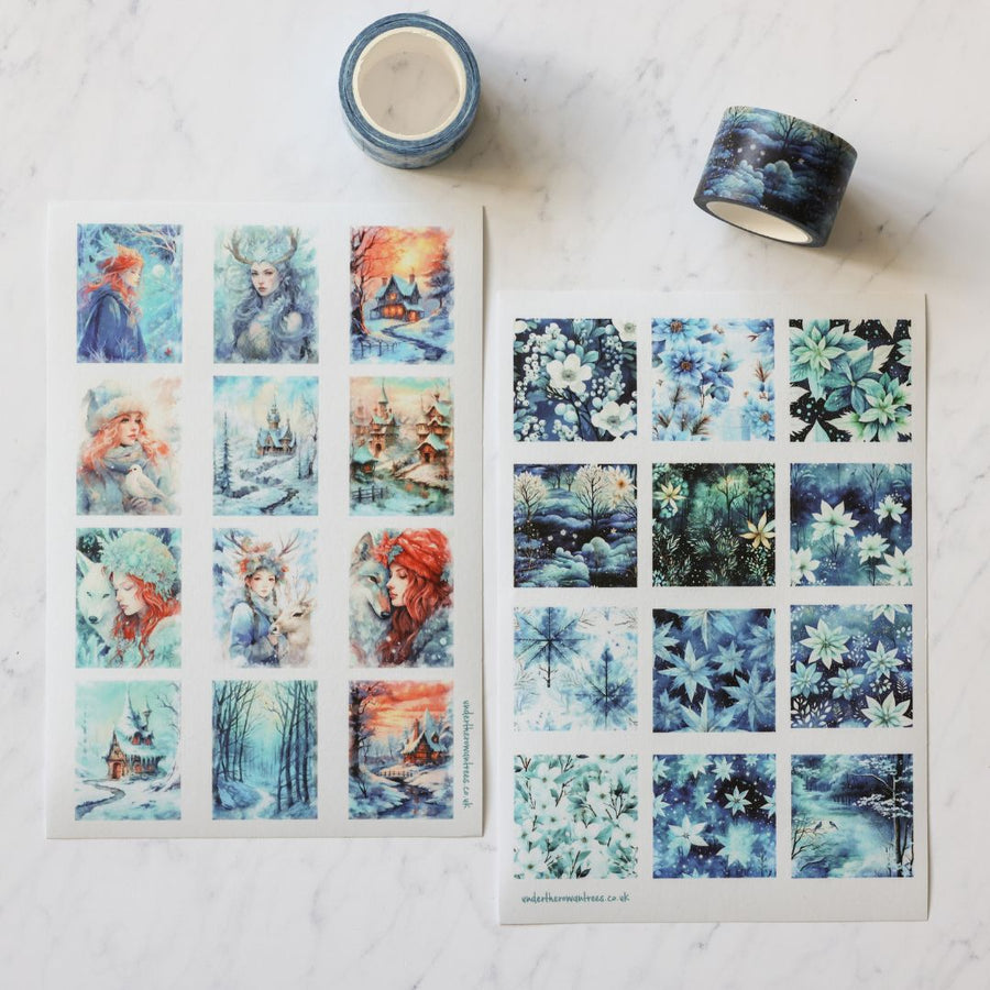 Winter Queen Sticker Sheets-Stickers-Under the Rowan Trees-Pictures