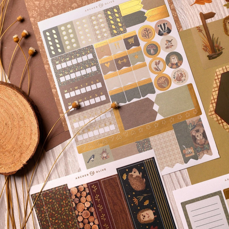 Woodland Wanderings Journal Kit November 2026 - Archer & Olive - Archer & Olive
