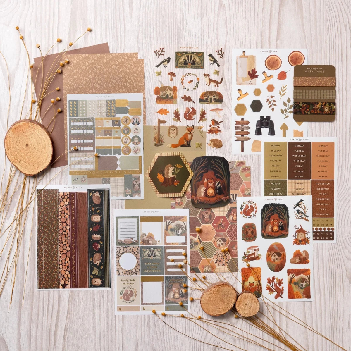 Woodland Wanderings Journal Kit November 2026 - Archer & Olive - Archer & Olive