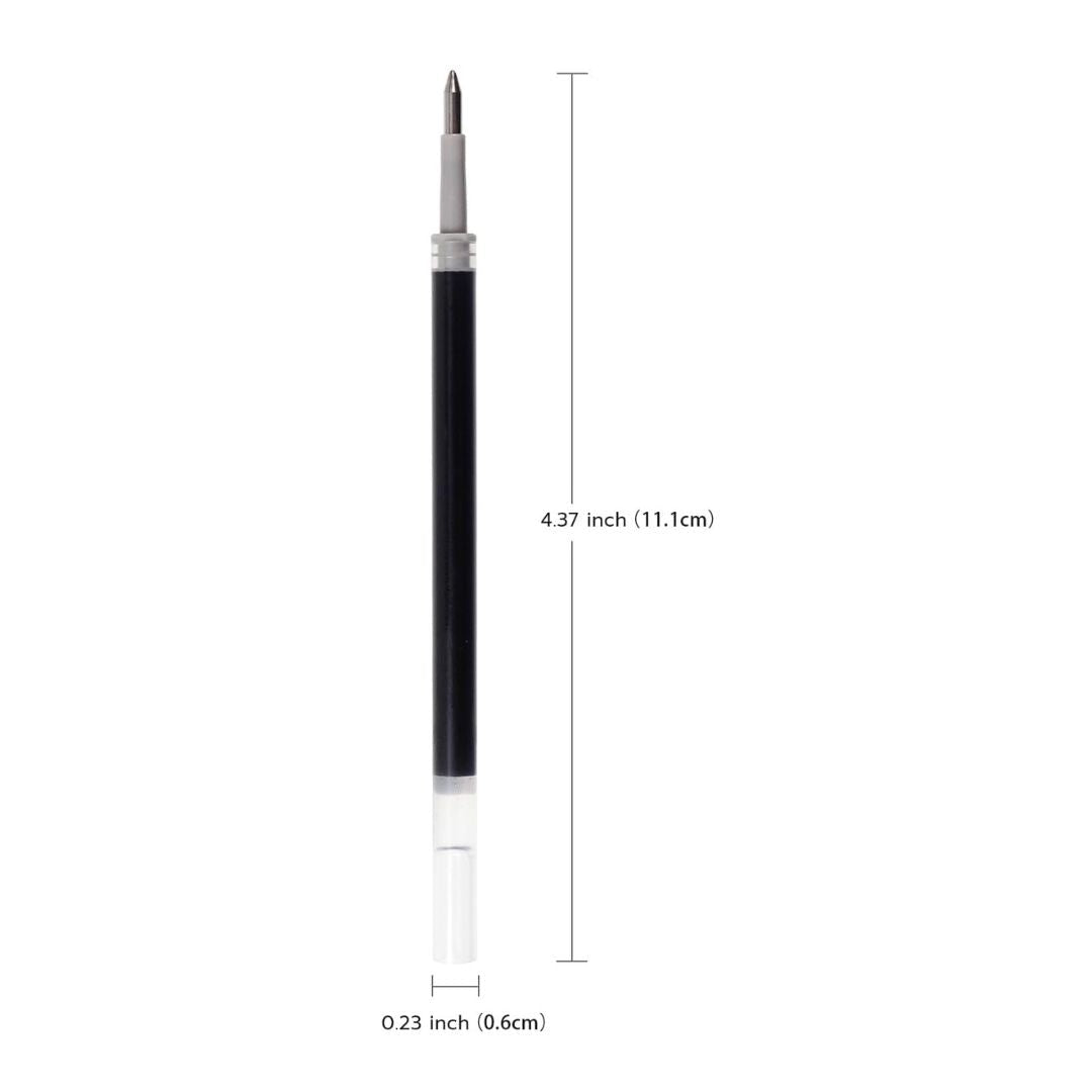 Writech Gel Pen Refills W-1156 0.7mm Blue or Black - Black - Writech