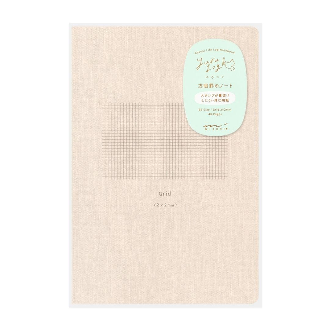 Yuru Log Notebook B6 - 2x2mm Grid - Under the Rowan Trees