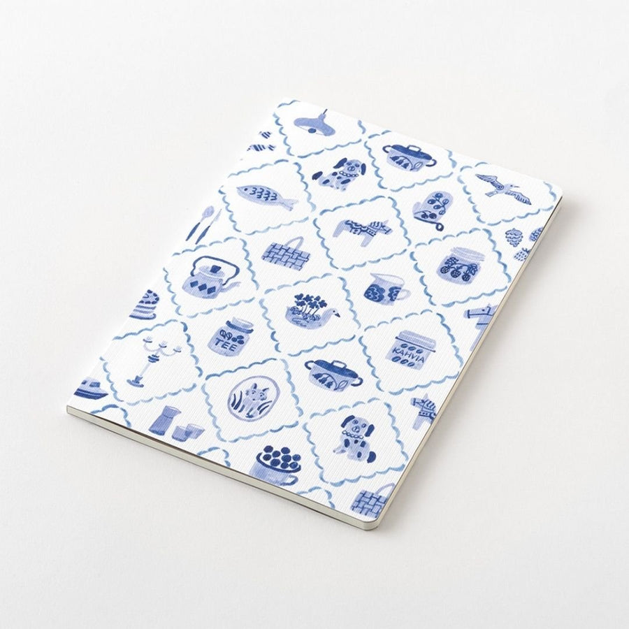 Yuru Log Notebook B6 - Blue Nordic - 