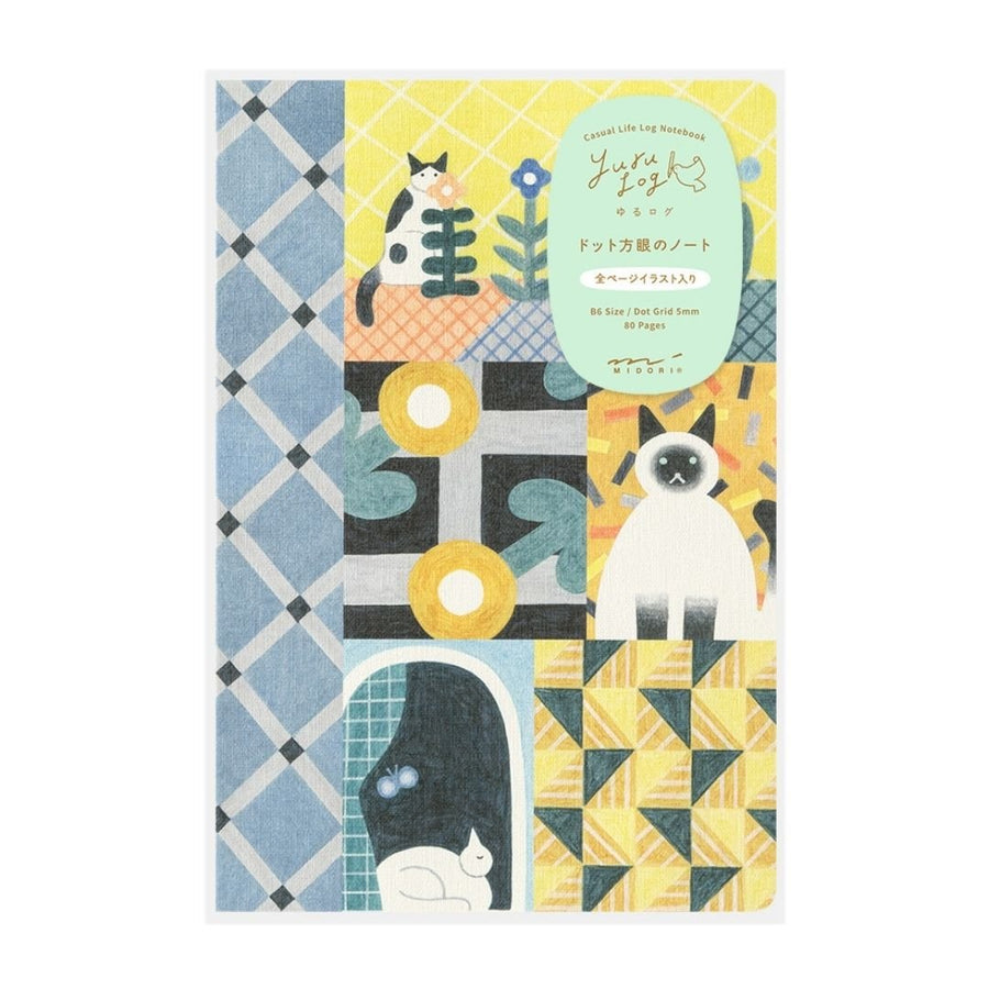 Yuru Log Notebook B6 - Cat - Under the Rowan Trees