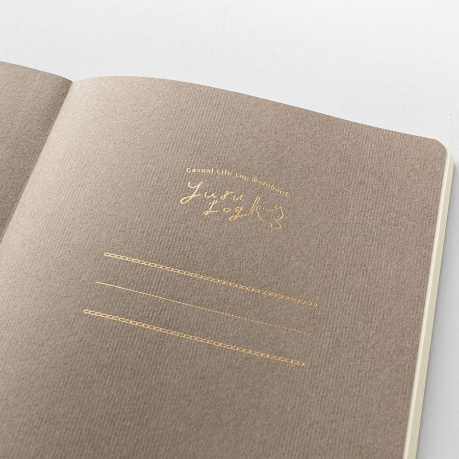Yuru Log Notebook B6 - Sweets & Animals - Midori