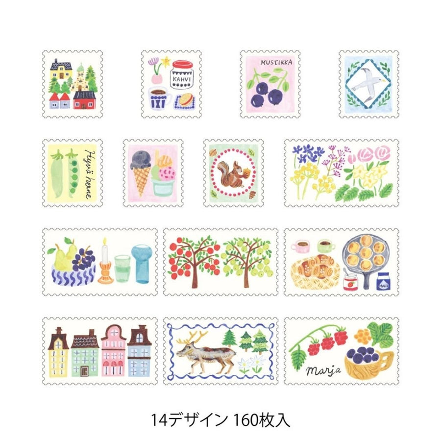 Yuru Log Roll Stickers - Stamps - Midori