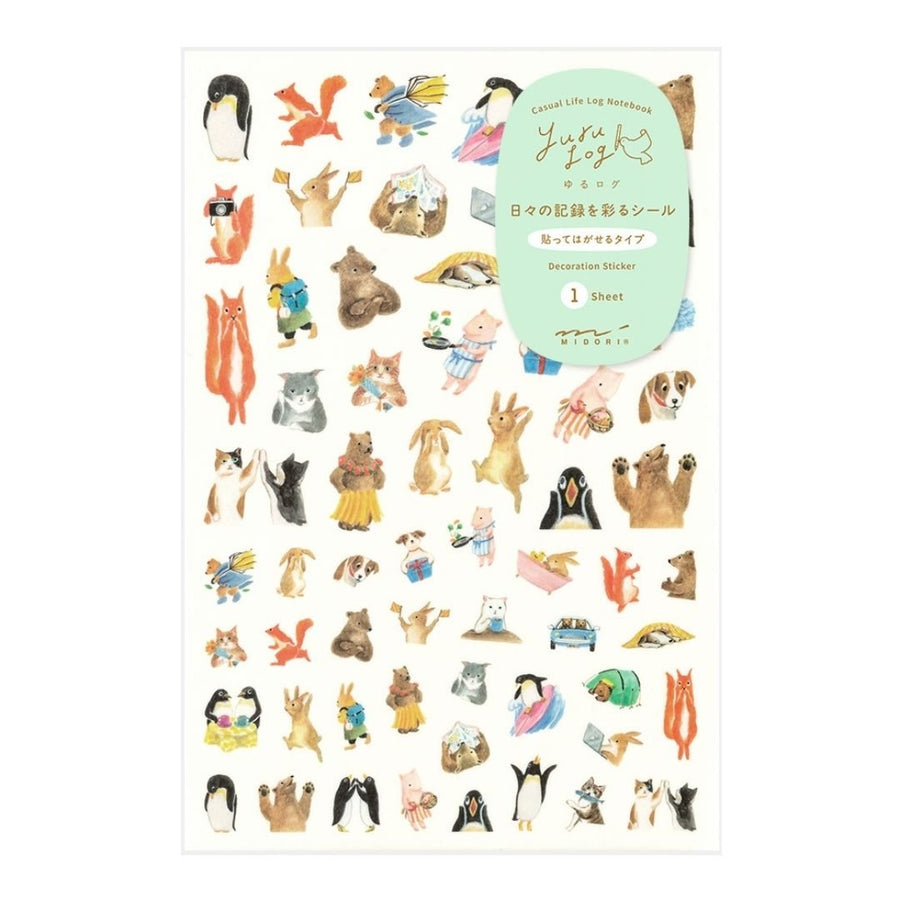 Yuru Log Sticker Sheet - Motif - Under the Rowan Trees